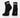 TRIPACK CALCETINES QUARTER NEGRO EVERLAST (UNISEX)