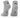 TRIPACK CALCETINES SNEAKER NE-GR-BL EVERLAST
