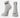 TRIPACK CALCETINES QUARTER NE-GR-BL  EVERLAST (UNISEX)