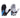 Guante Treck Strada Negro/Azul Everlast